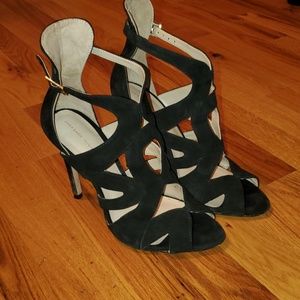 Zara Faux Suede Heels